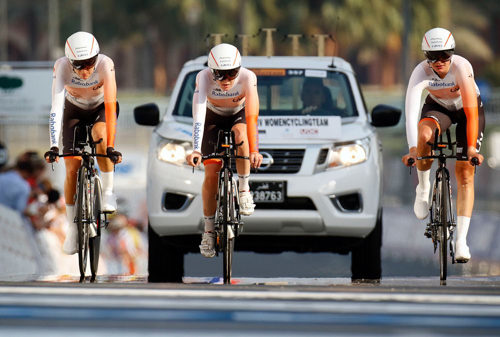 Rabo Liv Women Cycling Team finishes the Worlds TTT
