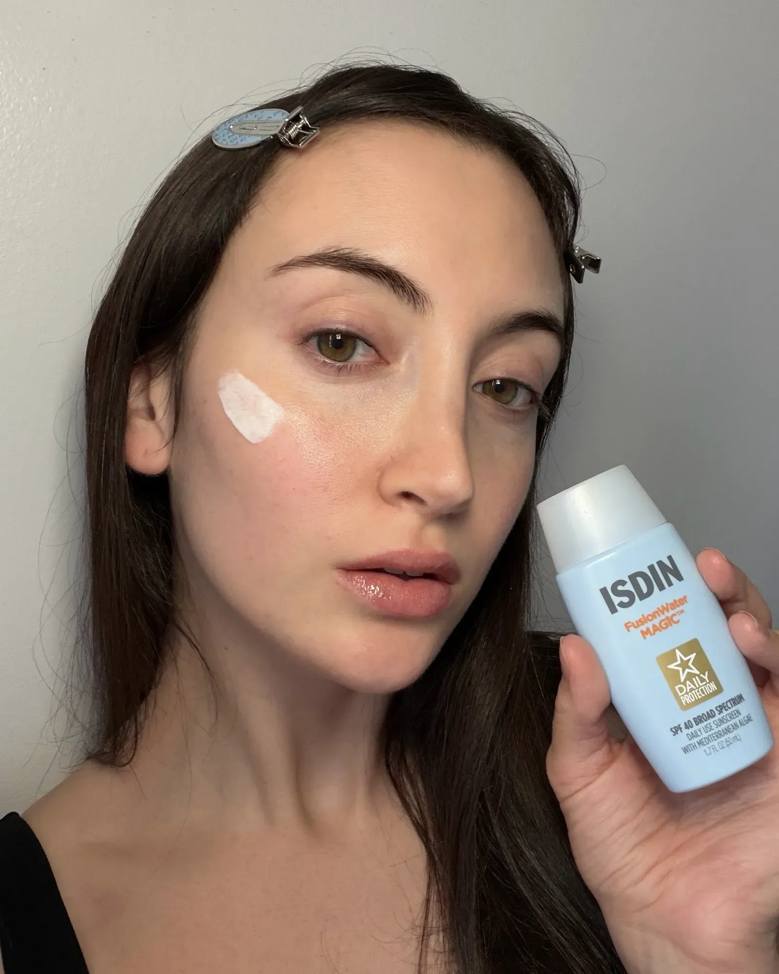 Alyssa Brascia wearing SPF.