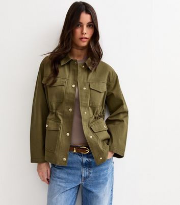 Khaki Four Pocket Shacket