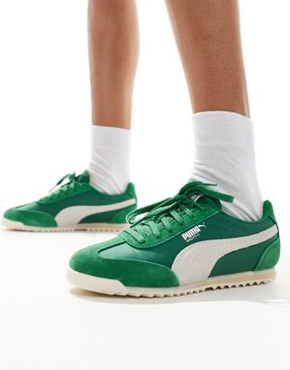 Puma Arizona Nylon Trainers in Green