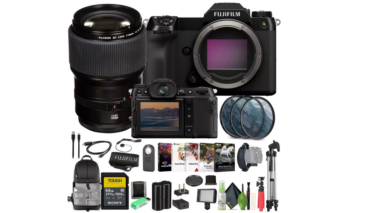 Fujifilm GFX100S II Mirrorless Medium Format Camera + GF 110mm f:2 R LM WR bundle