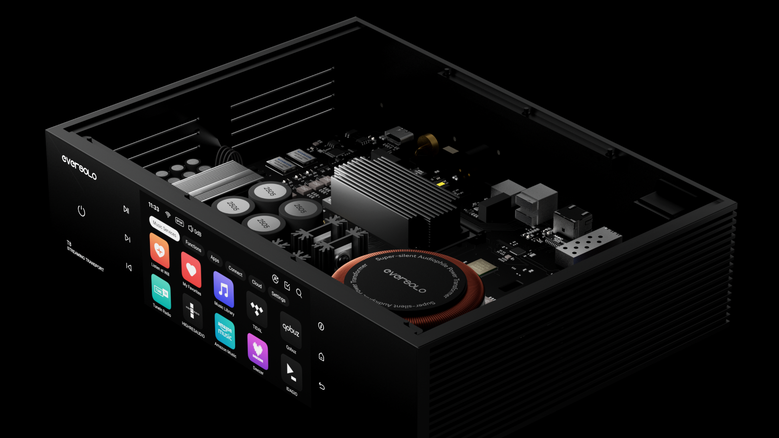 Internal circuitry of Eversolo T8
