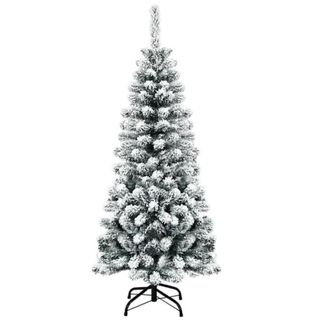 4.5' H Flocked Pine Frosted Christmas Tree