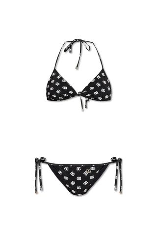 Set Bikini Segitiga Cetak Logo Dolce & Gabbana DG