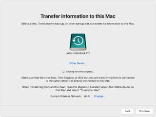 Restoring Mac from a backup with Time Machine and Migration Assistant