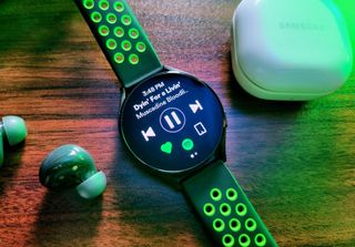 Which smartwatch has online spotify