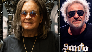 Ozzy Osbourne in 2022 and Sammy Hagar in 2025
