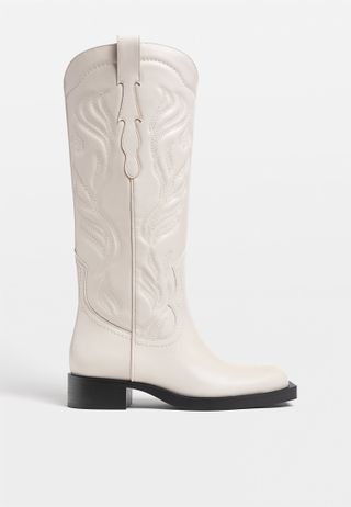 Stradivarius, Flat Cowboy Boots 