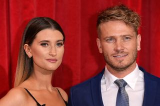 Emmerdale stars Charley Webb and Matthew Wolfenden