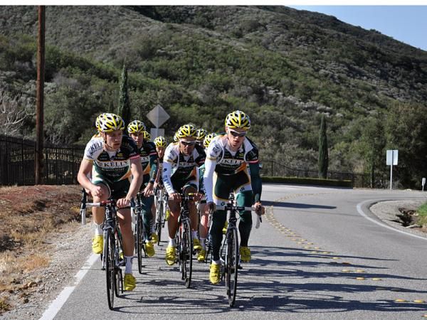 David Veilleux (left) and Cheyne Hoag set tempo.