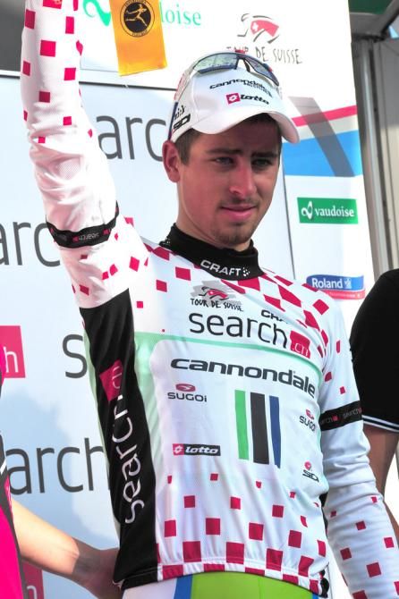 Peter Sagan (Cannondale) is the new points classification leader at the Tour de Suisse