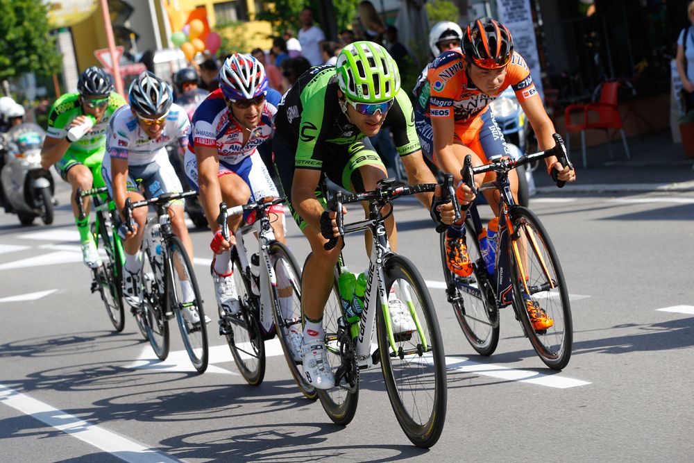 The break on stage 10 of the Giro d'Italia