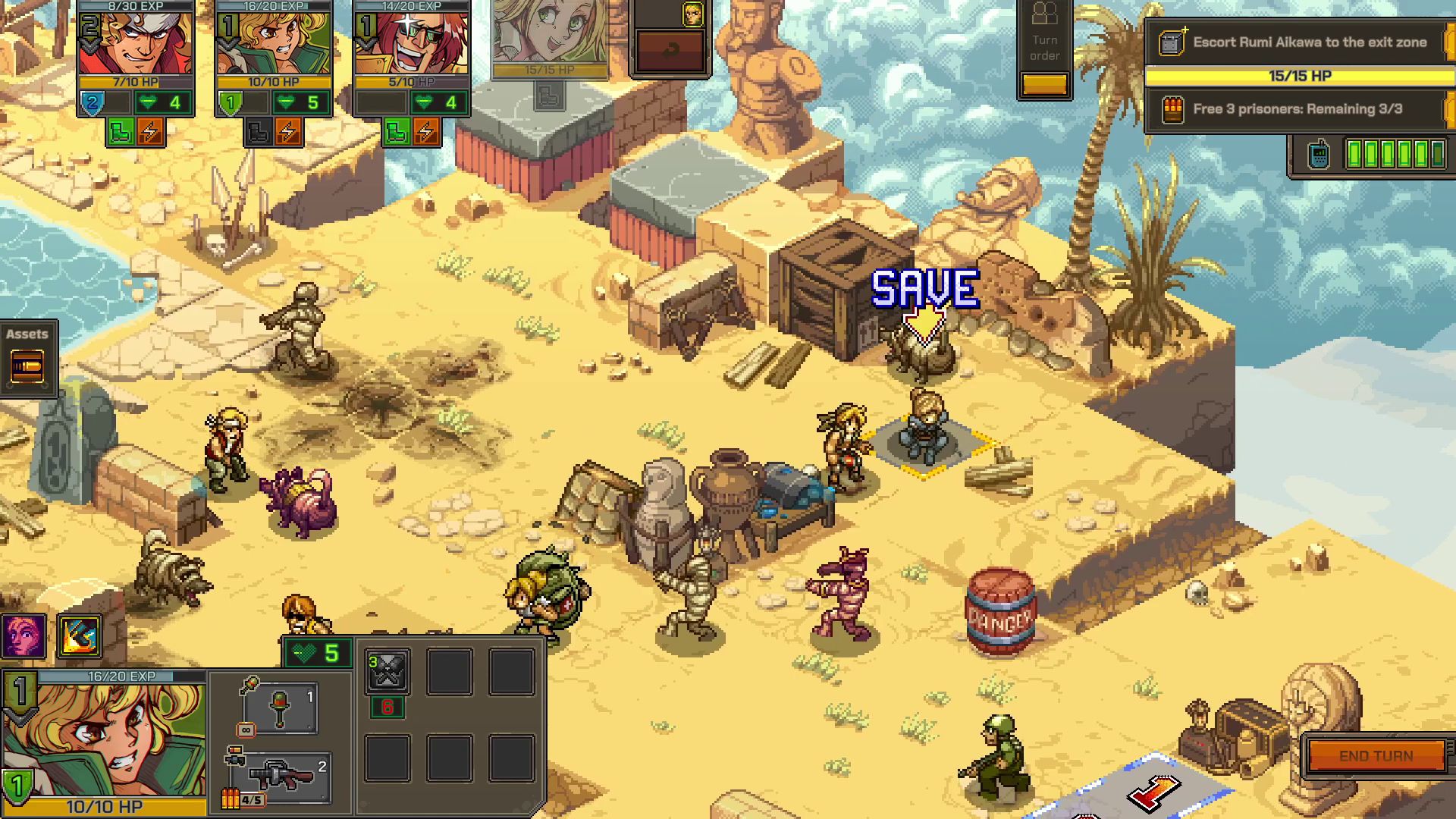 Metal Slug Tactics screenshot (2024)