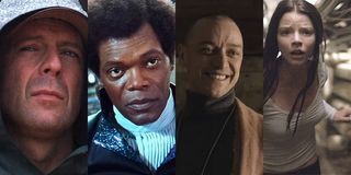 Unbreakable Split Glass Bruce Willis Samuel L Jackson James McAvoy Anya Taylor-Joy