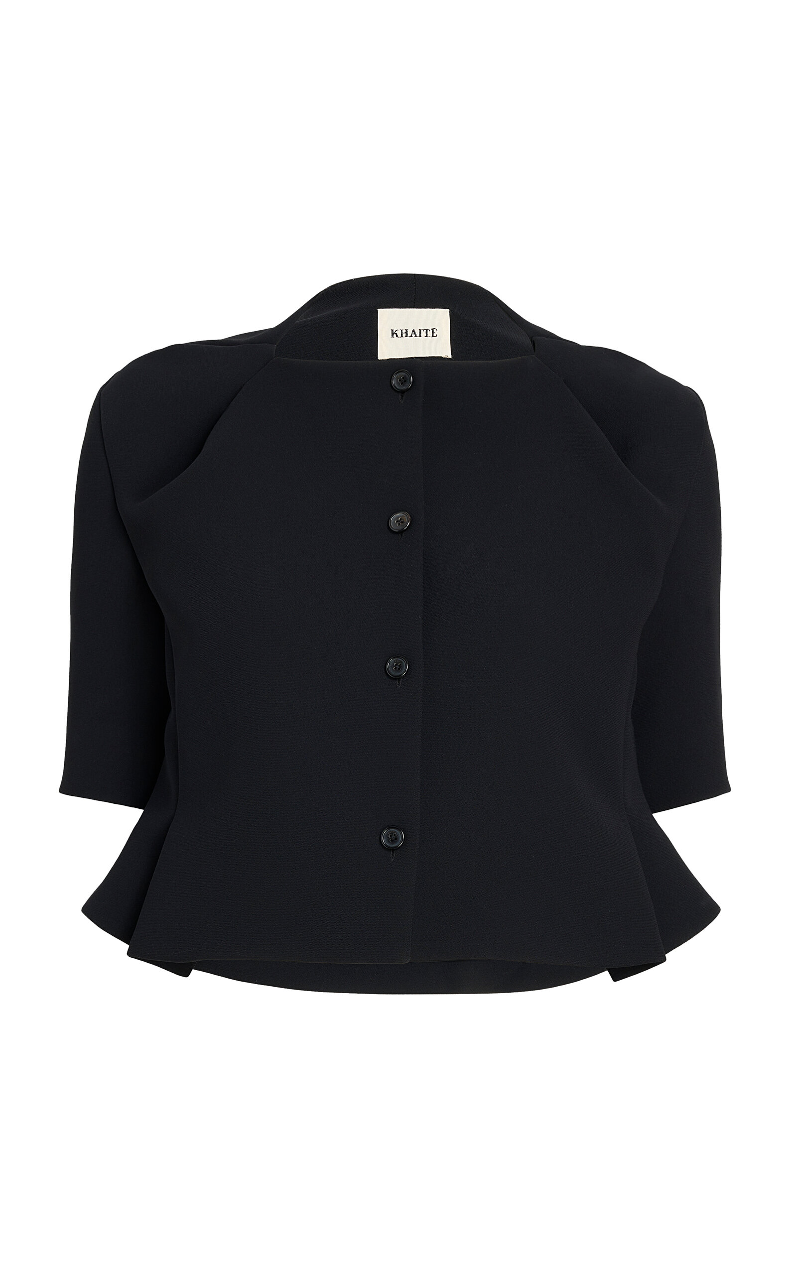 Franc Crepe Peplum Jacket