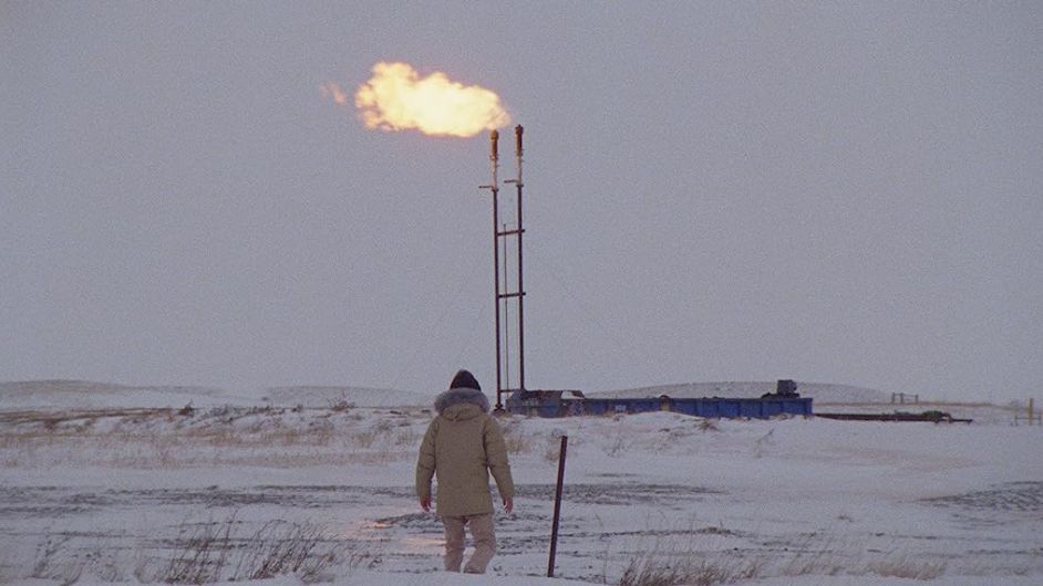 A still from How To Blow Up a Pipeline