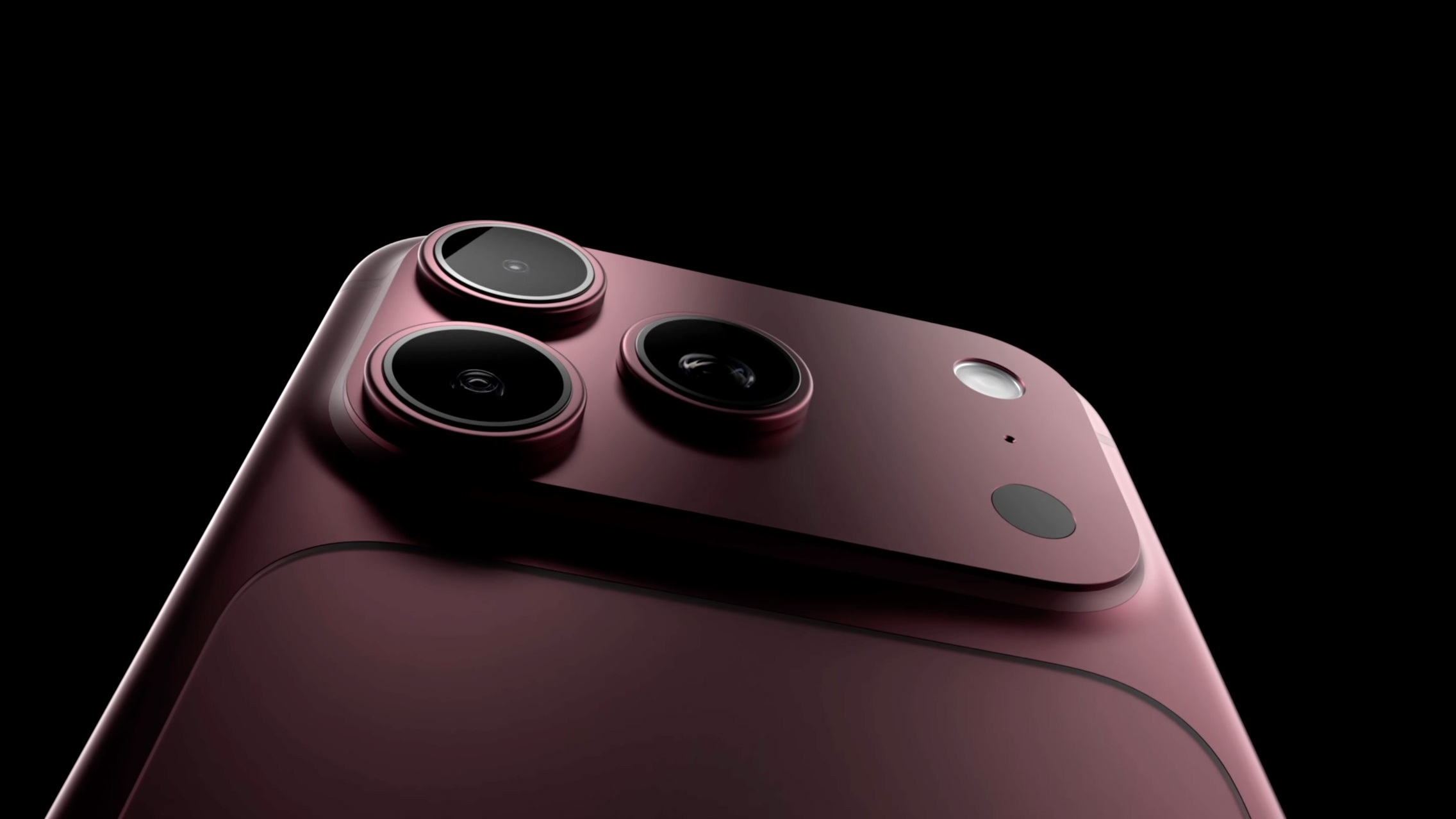 iPhone 18 Pro leak-based render, showing the rear cameras