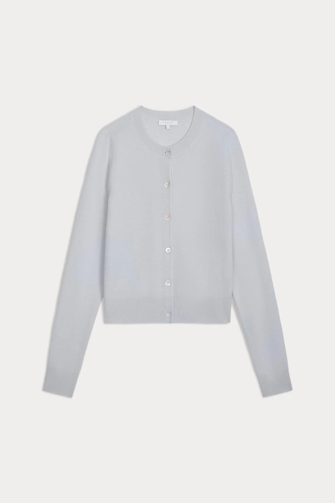 NakedCashmere JAYLA BUTTON-UP CASHMERE CARDIGAN
