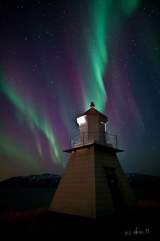 Aurora over Norway, January 22, 2012