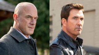 Chris Meloni Dylan McDermott side by side NBC law and order organized crime