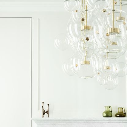 Bubble chandelier display