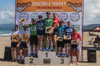 Sarah White (Aus) and Urs Huber (Swi) are the 2018 Crocodile Trophy winners