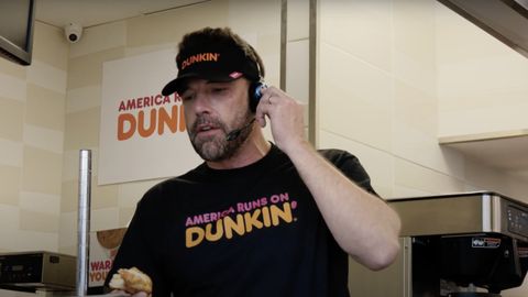Ben Affleck as himself in Dunkin Donuts' Super Bowl commercial