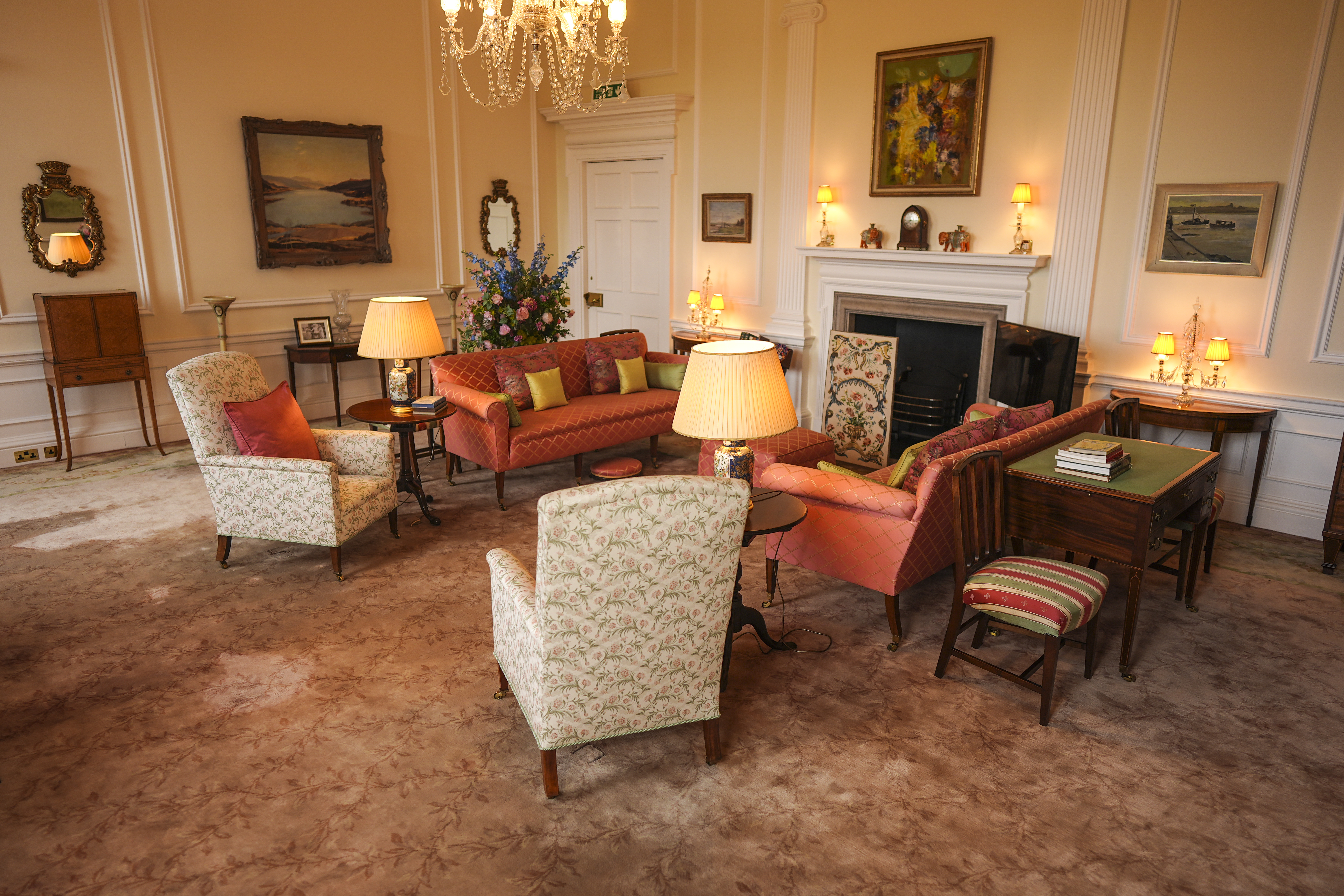 Queen Elizabeth's apartment at the Palace of Holyroodhouse