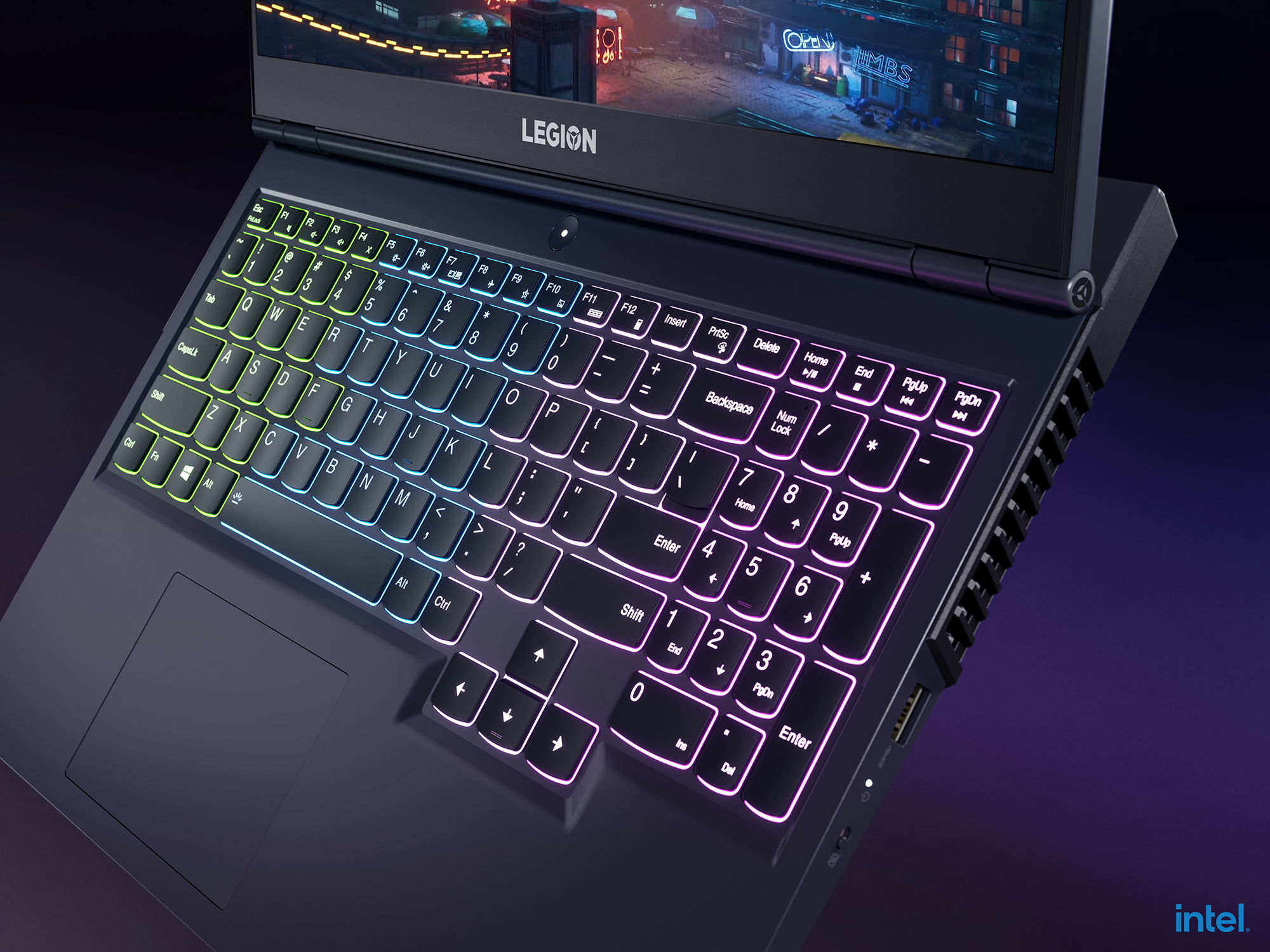 Lenovo Legion 5i 15 pulgadas teclado