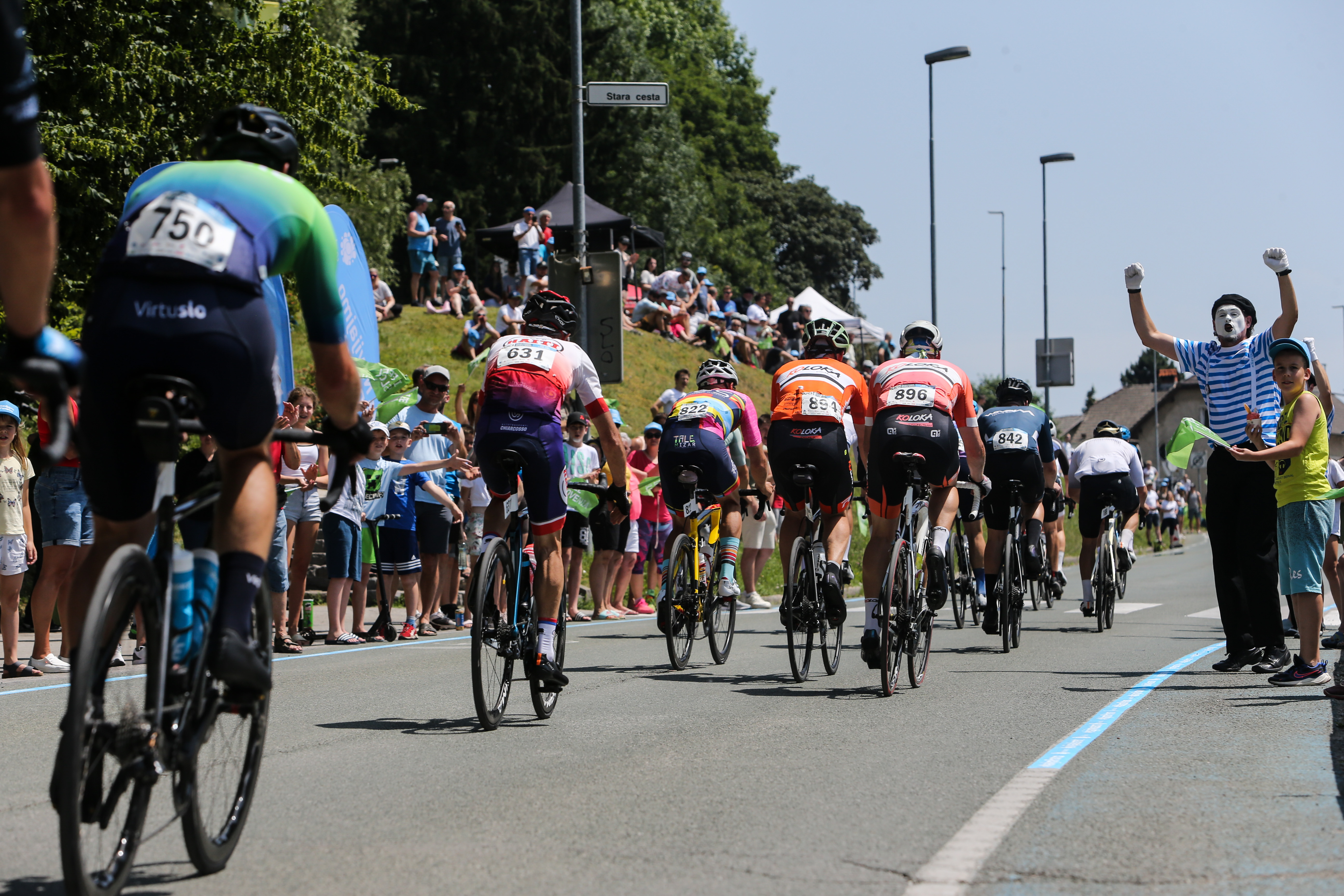 Riders at the Maraton Franja BTC City