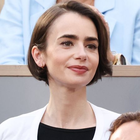 Lily Collins returned to the 2026 French Open in the jazz shoe trend