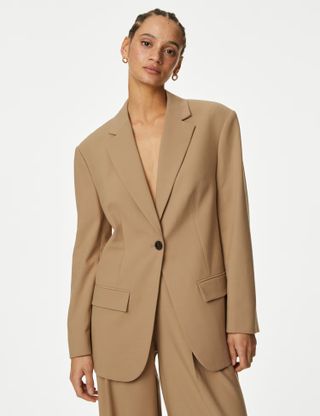 M&S Collection, Relaxed Single Breasted Blazer