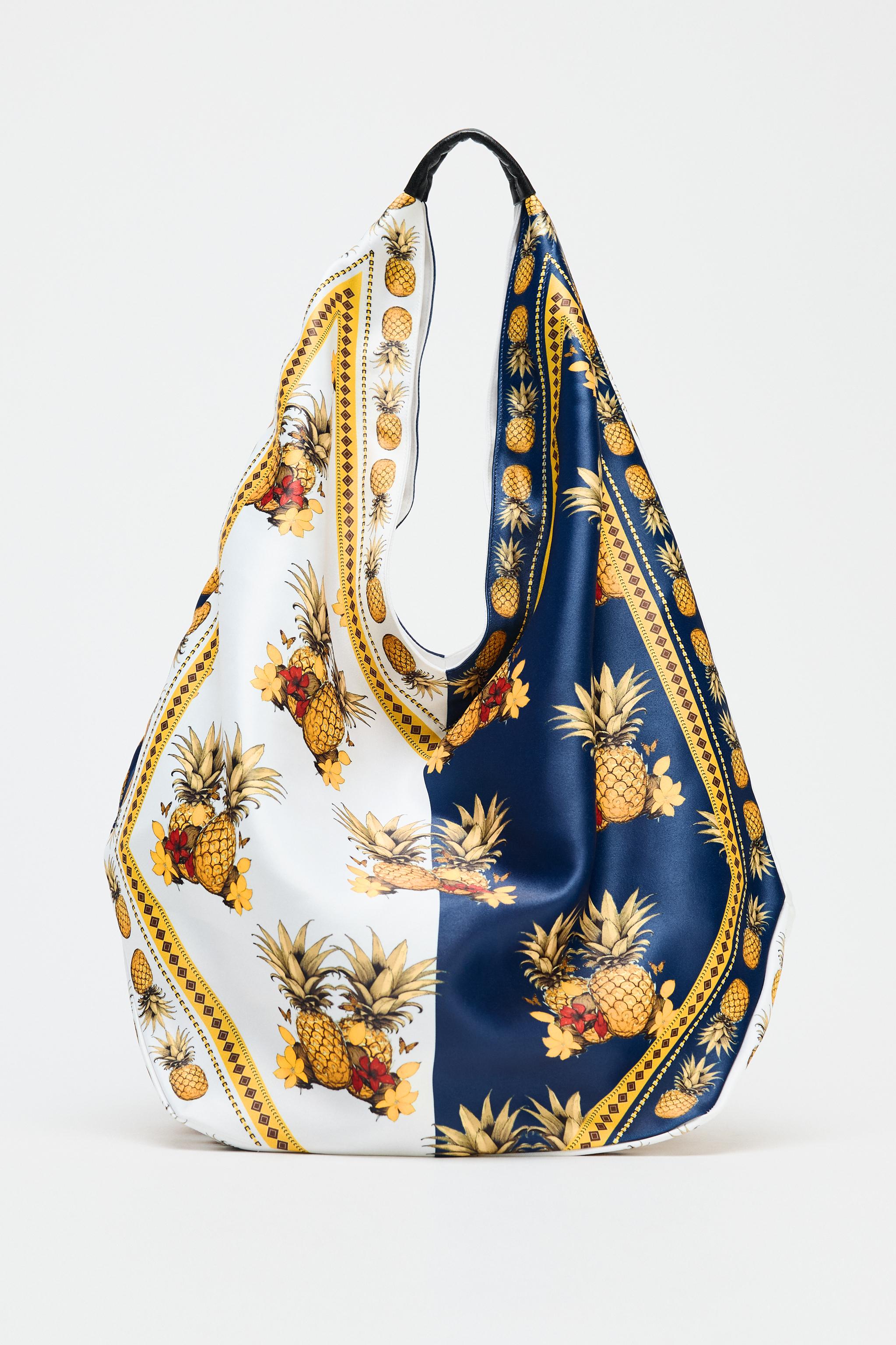 Multi-Coloured Print Shopper