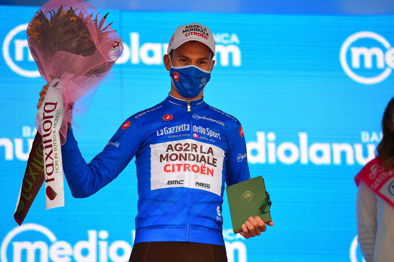 Giro d'Italia 2021 - 104th Edition - 9th stage Castel di Sangro - Campo Felice (Rocca di Cambio) 158 km - 16/05/2021 - Geoffrey Bouchard (FRA - AG2R Citroen Team) - photo Dario Belingheri/BettiniPhoto&Acirc;&copy;2021