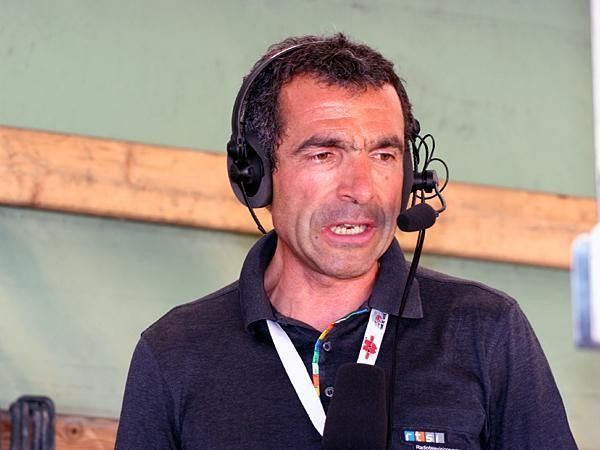 Calling the race for Swiss TV channel TSI.