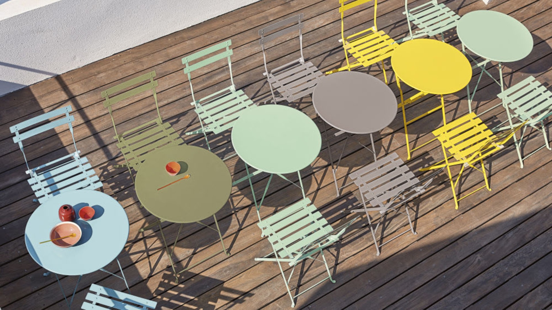 Best metal garden furniture 2021 - metal bistro set - Maisons Du Monde