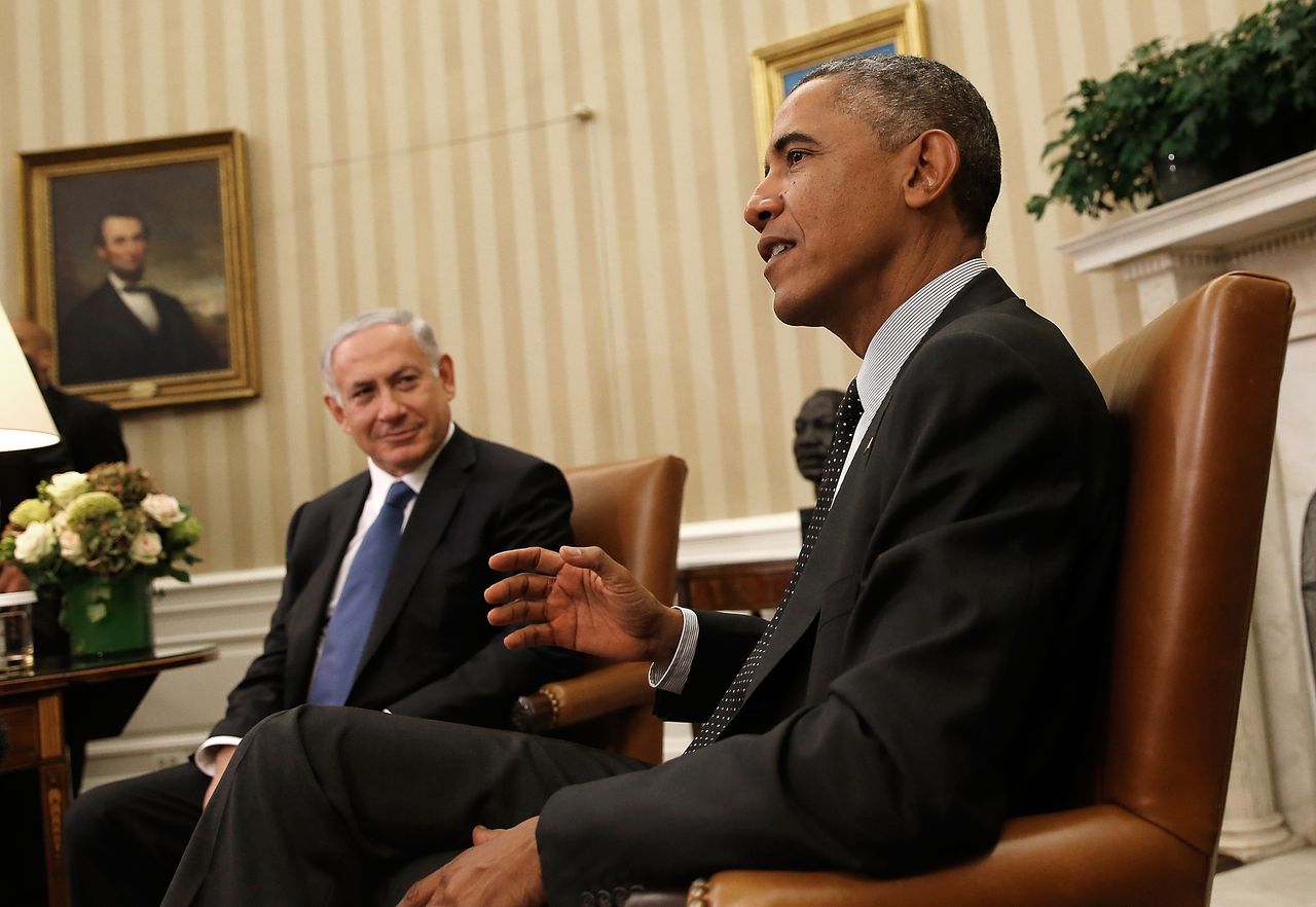 Benjamin Netanyahu (left) and Barack Obama