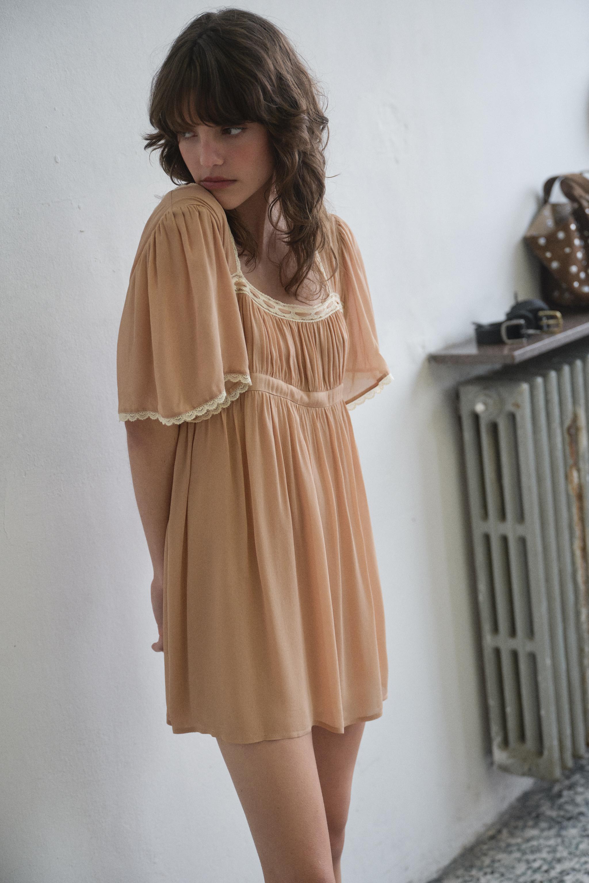 Contrast Lace Combination Dress