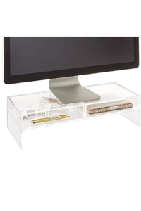 Deluxe Monitor Stand With Drawer: View at The Container Store