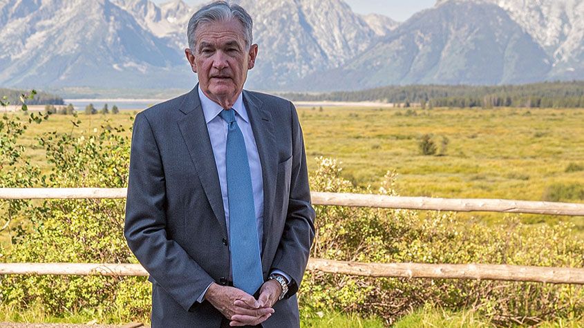 Fed chair Jerome Powell at Jackson Hole