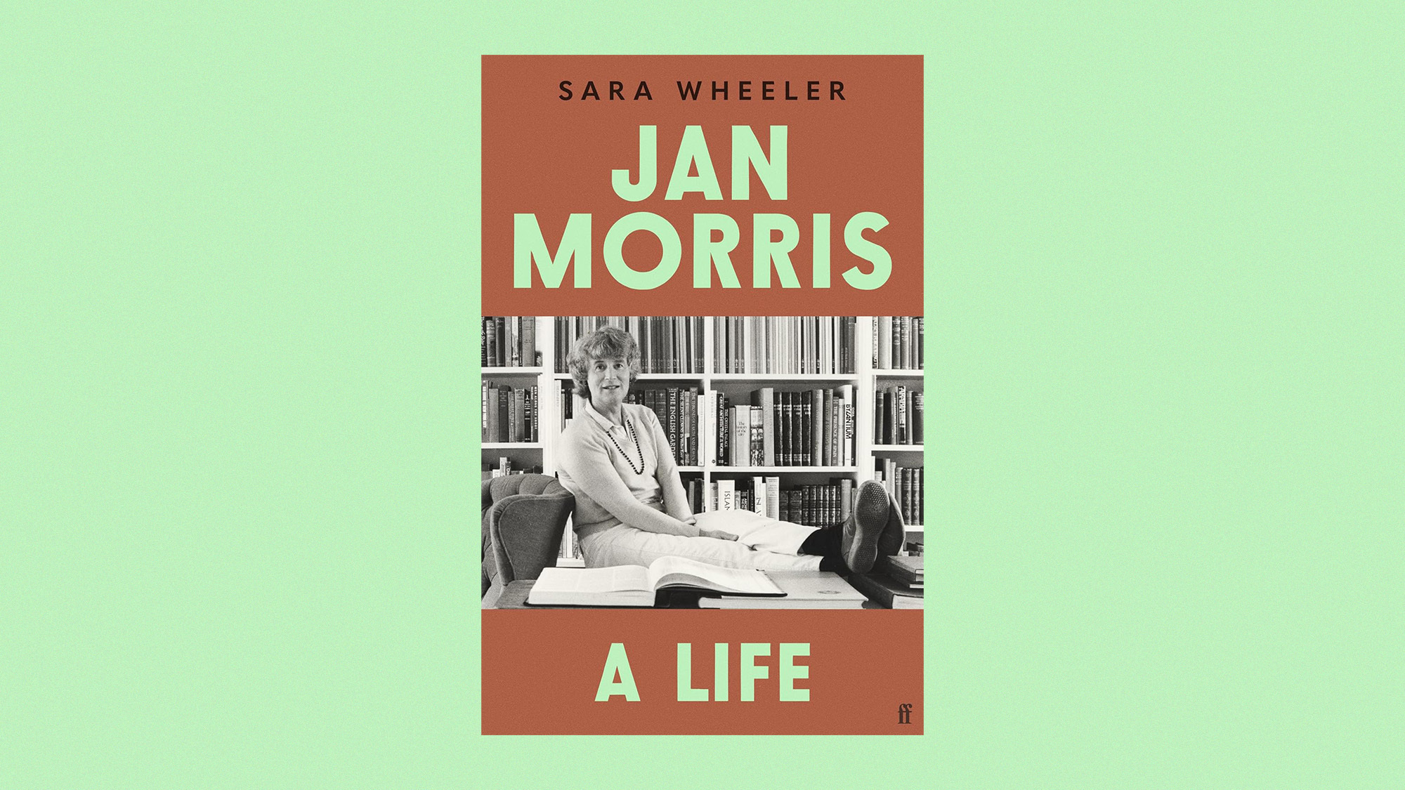 Jan Morris A Life book cover on green background
