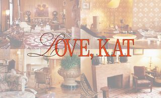 Love, Kat fashion designers' homes.