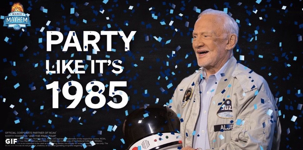 Buzz Aldrin Wins March Madness Challenge