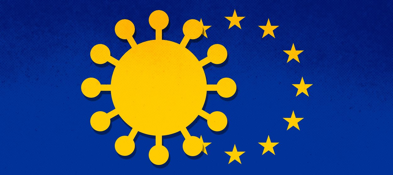 The EU flag.