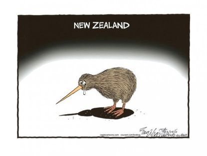 A moment of silence for the Kiwi