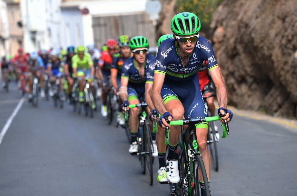 Damien Howson working for Orica-BikeExchange on stage 17