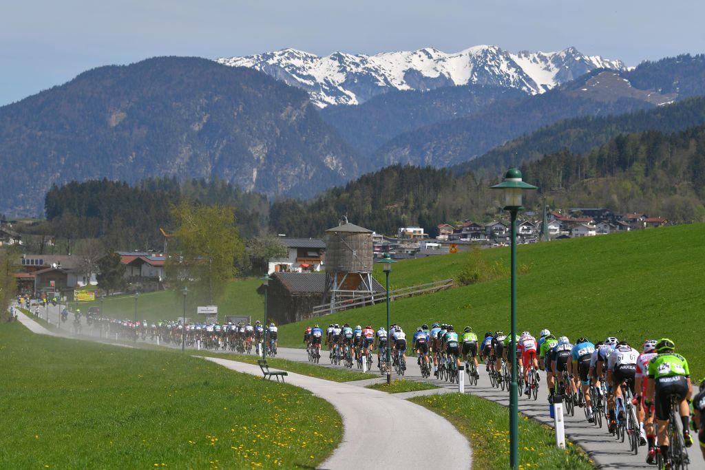 Stage 1 of the Tour of the Alps saw the race on Austrian roads.
