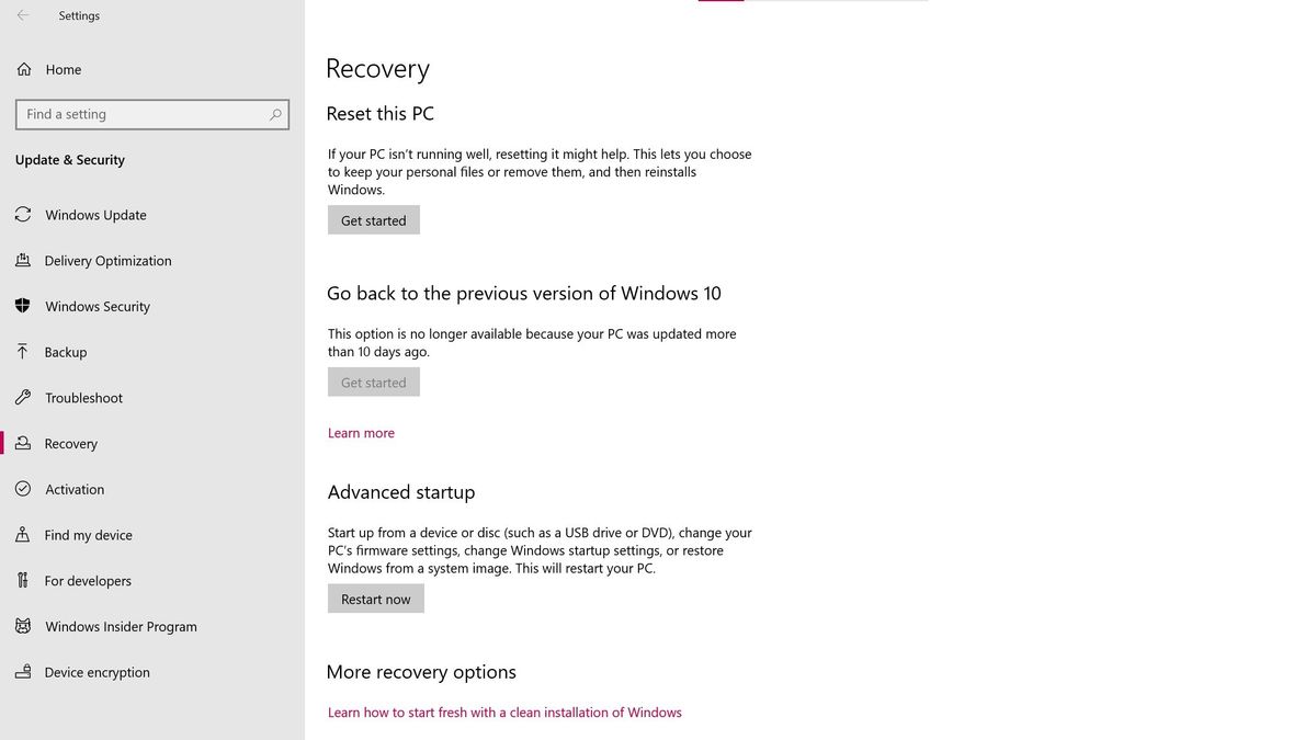 how to reset windows 10 colors