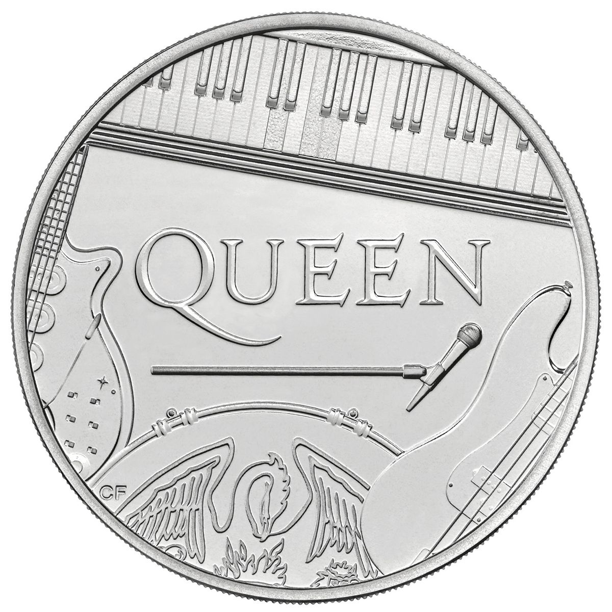 The &pound;5 Queen Brilliant Uncirculated coin