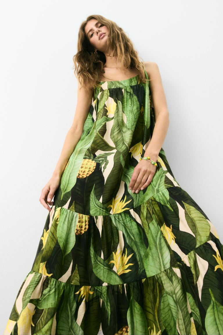 Tie-Strap Maxi Dress